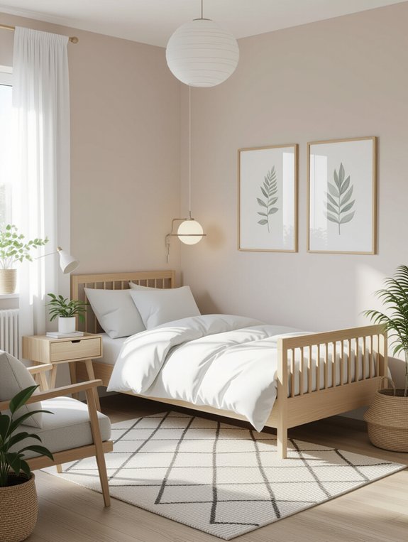 serene minimalist bedroom design