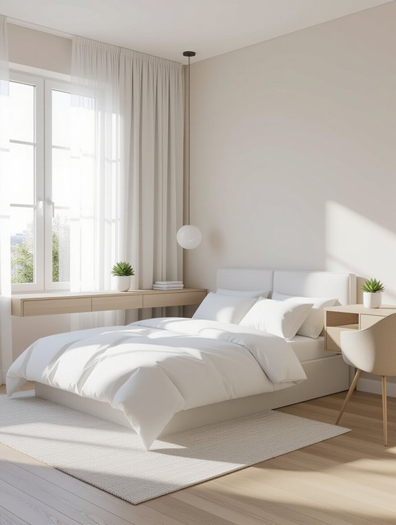 serene minimalist interior design