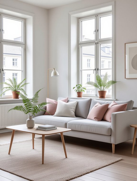 serene minimalist scandinavian design