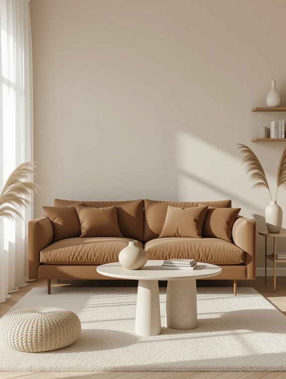 serene neutral living room