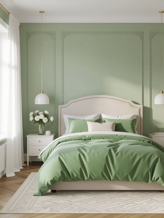 serene sage green retreat