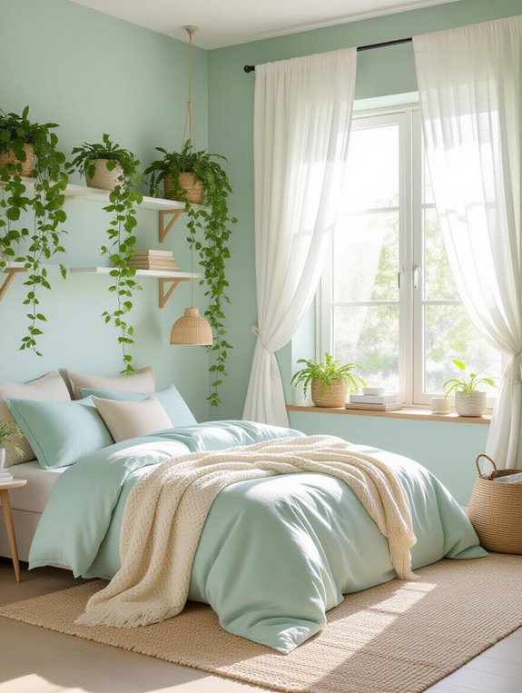 serene seafoam bedroom retreat
