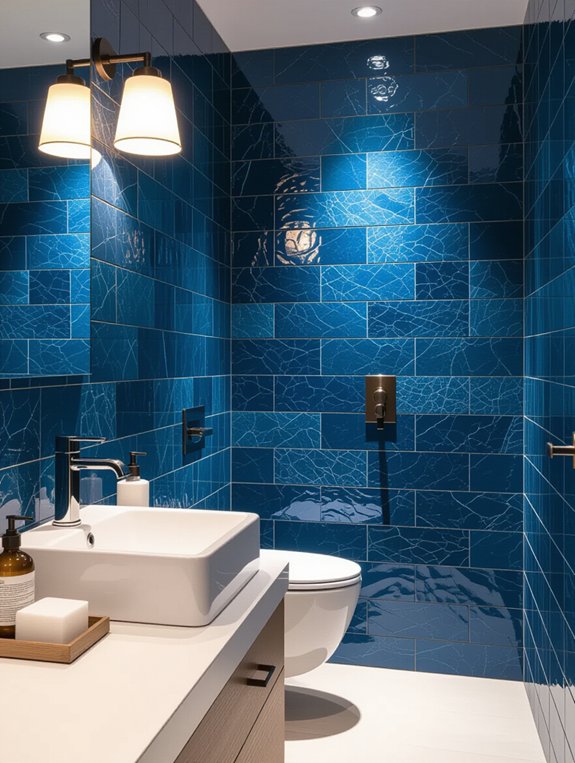 serene slate blue elegance