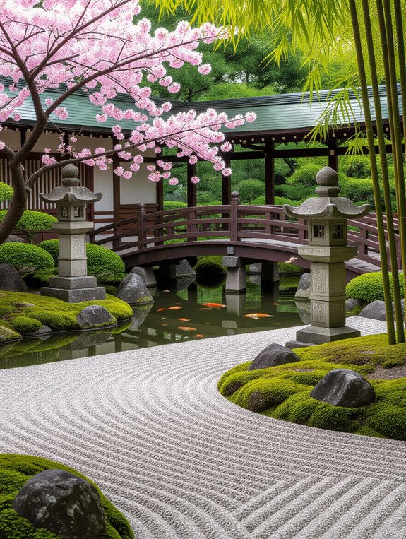 serene zen garden elements