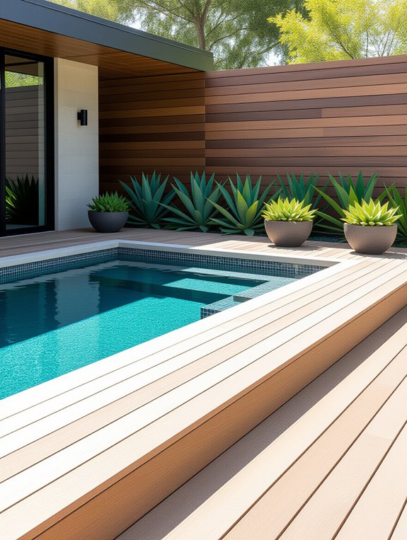 sleek durable low maintenance decks