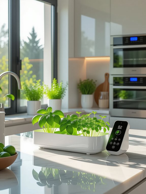 smart indoor herb gardening