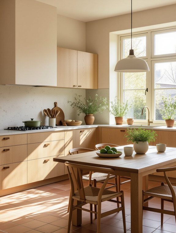 soothing earthy color palette