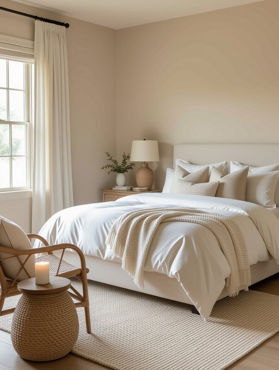 soothing warm neutral palette