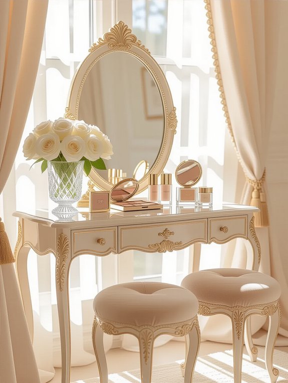 sophisticated bedroom dressing table