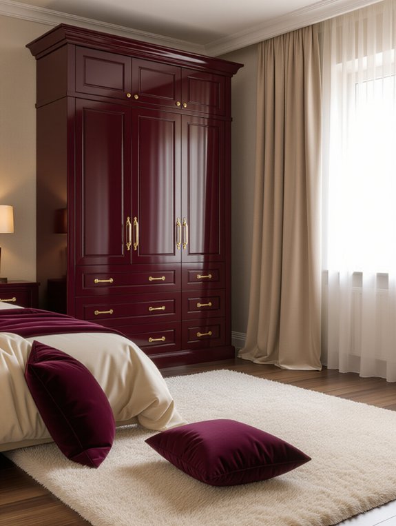 sophisticated cozy bedroom ambiance