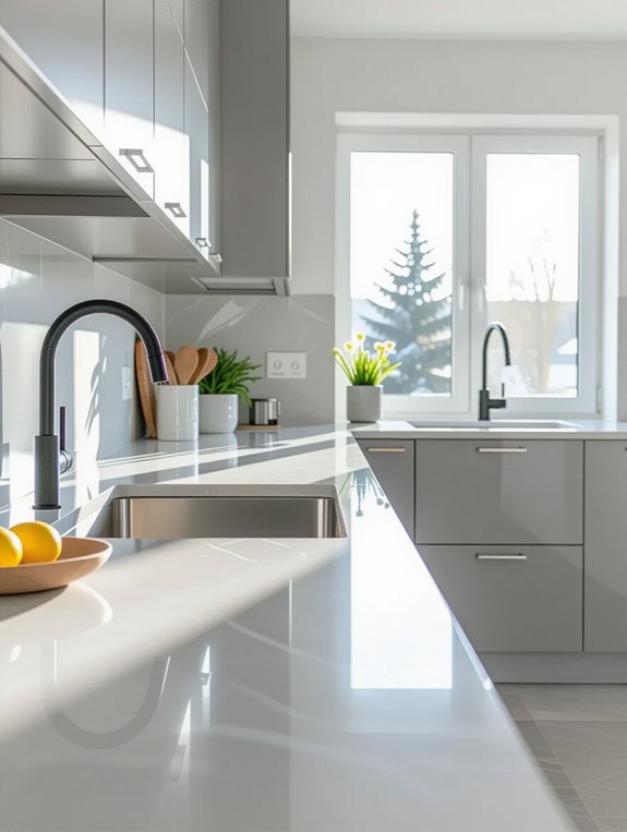 sophisticated grey quartz elegance