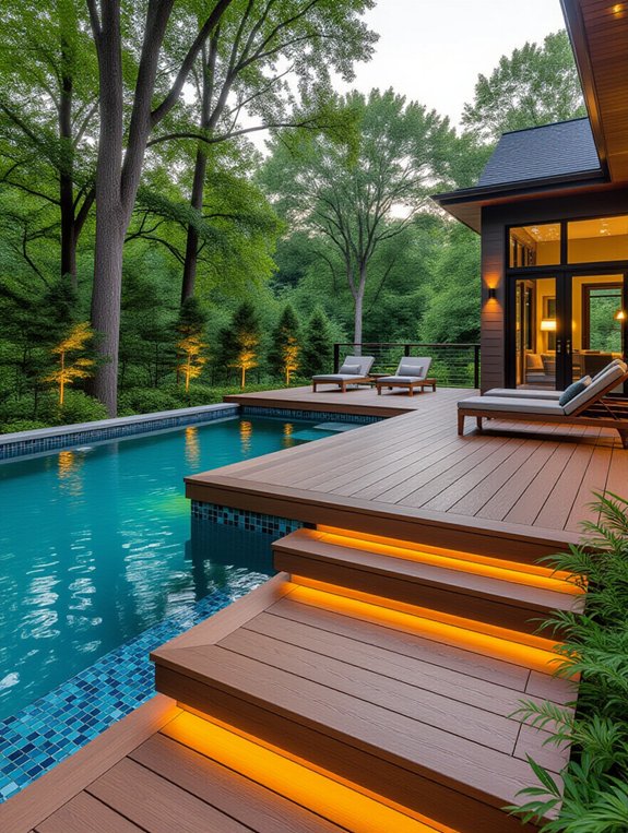 sophisticated poolside composite designs