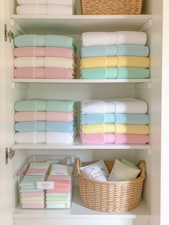 sort and categorize linens