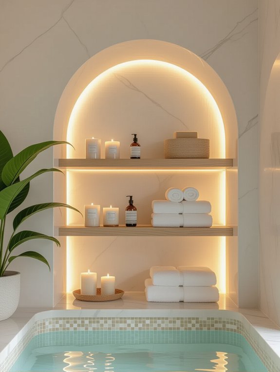 spa inspired bathroom retreat
