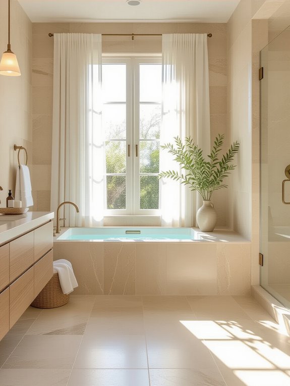 spa like travertine tile benefits