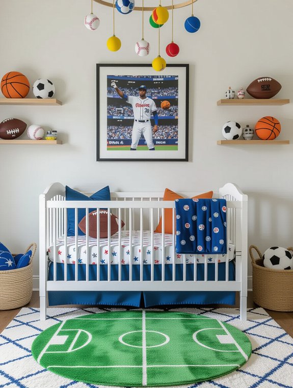 sports themed nursery ideas