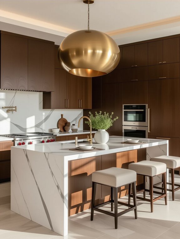 statement lighting enhances ambiance