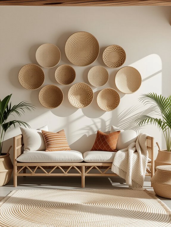 storytelling through basket arrangement