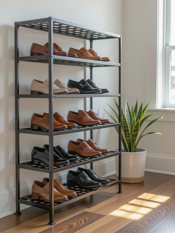 stylish and durable shoe storage