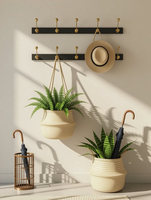 stylish and functional entryway decor