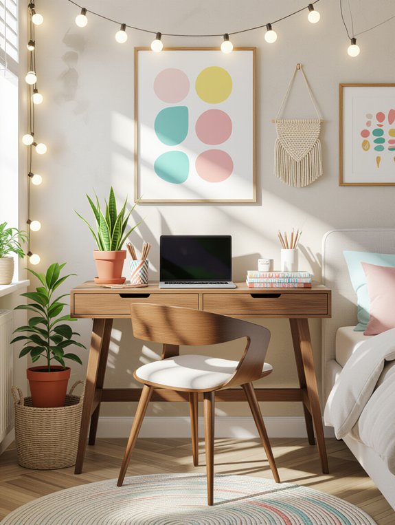 stylish and functional workspace
