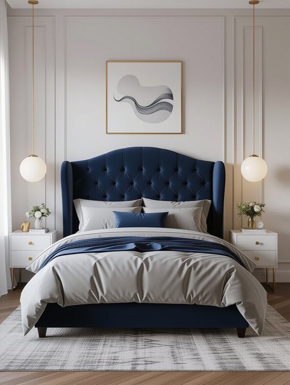 stylish comfortable bedroom enhancement