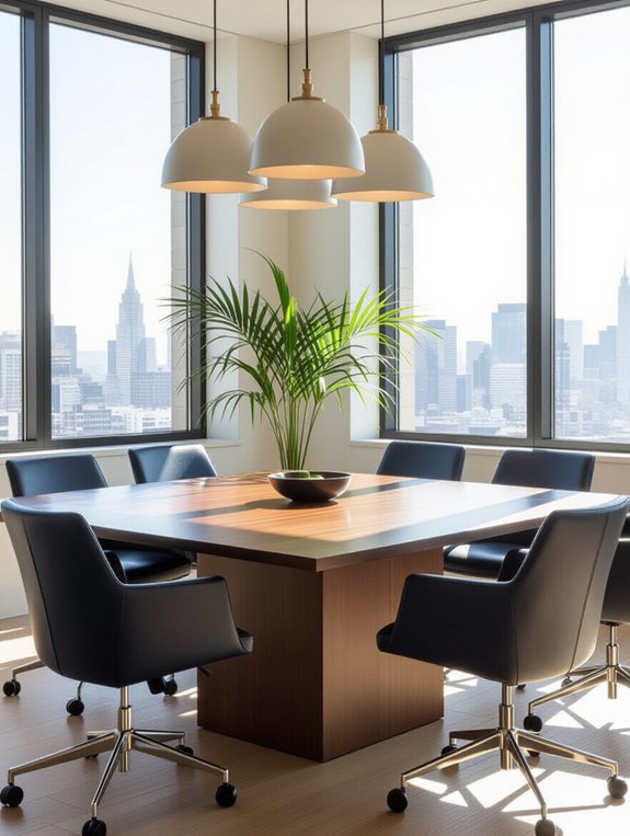 stylish conference table features