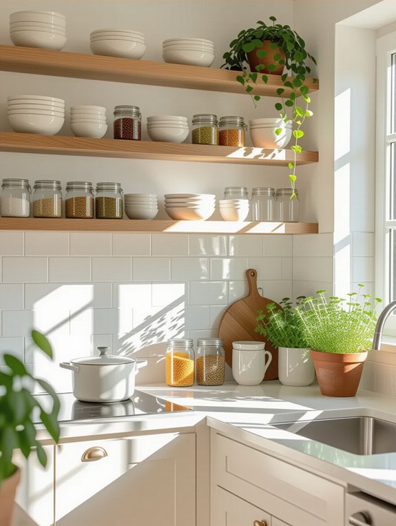 stylish corner shelving solution