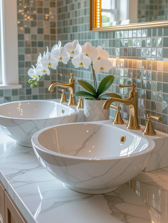 stylish dual functionality sinks