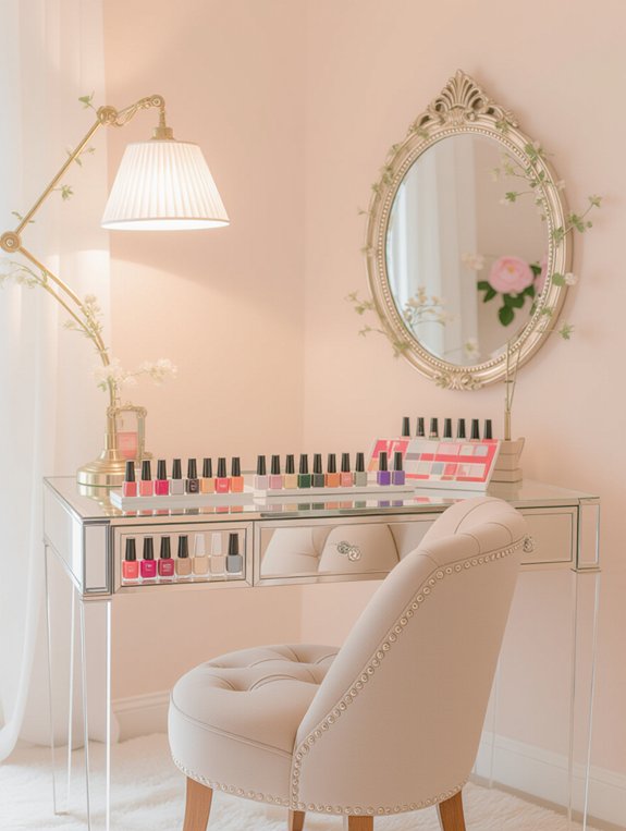 stylish ergonomic nail station