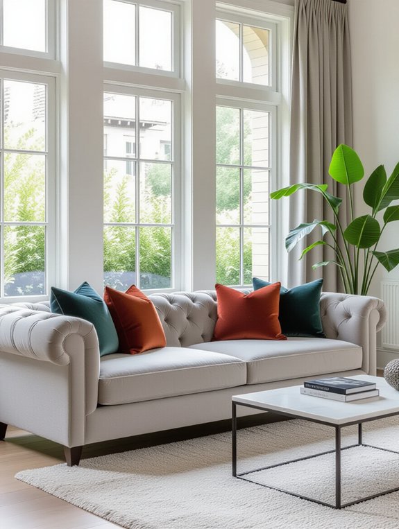 stylish functional guest seating