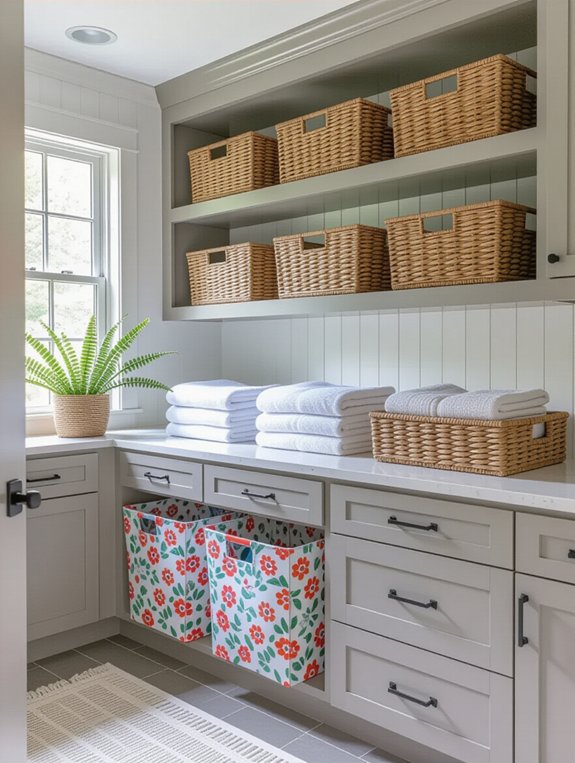 stylish laundry organization solutions