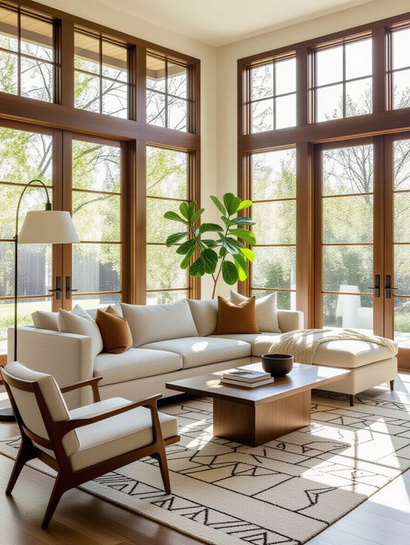 stylish mid century sofa arrangements