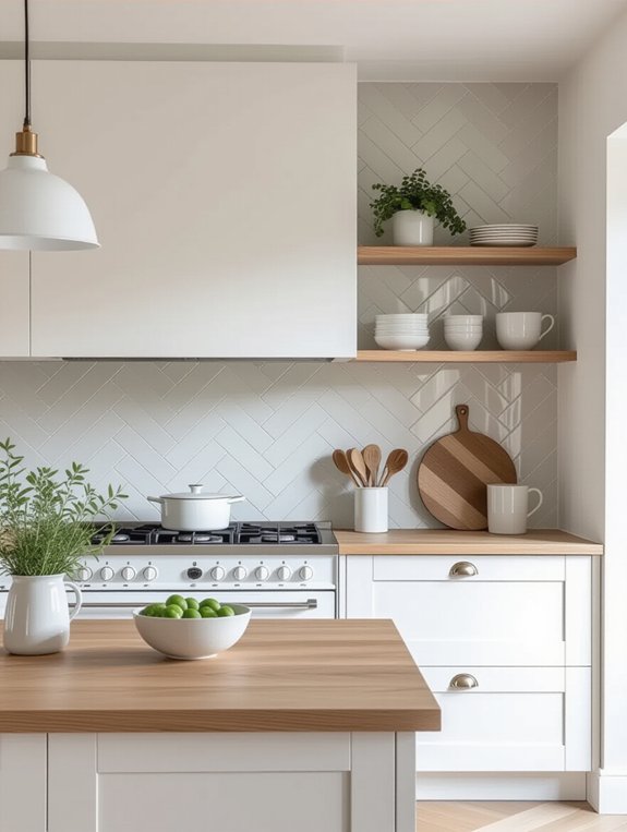 stylish minimalist kitchen backsplashes