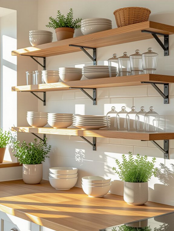 stylish multi tiered kitchen storage