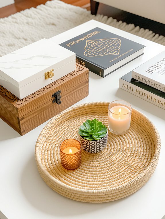 stylish organizational decorative boxes