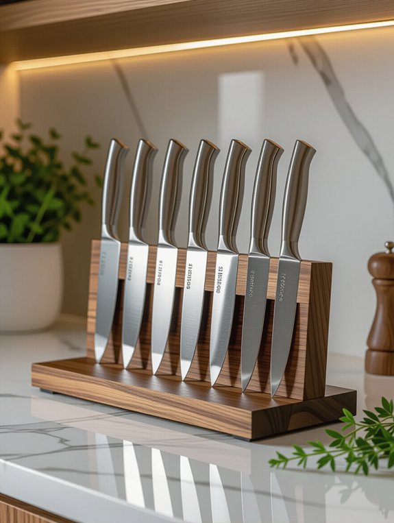 stylish organized knife storage