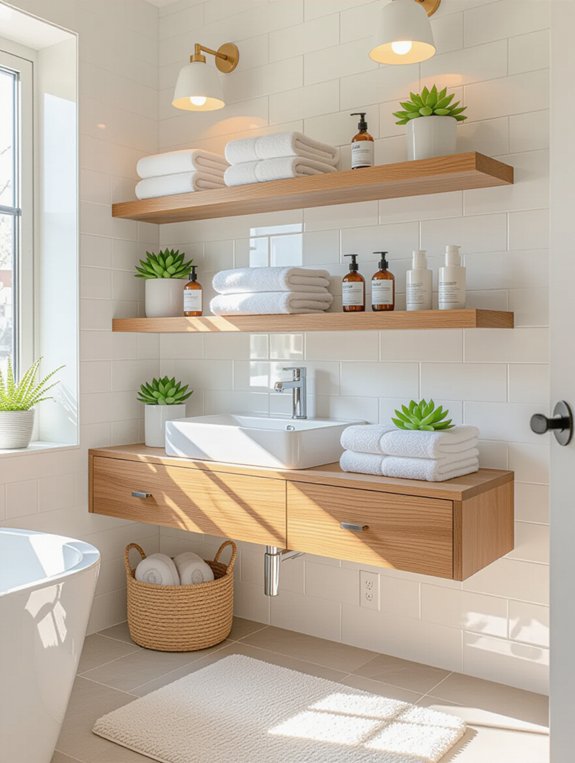 stylish storage solution shelves