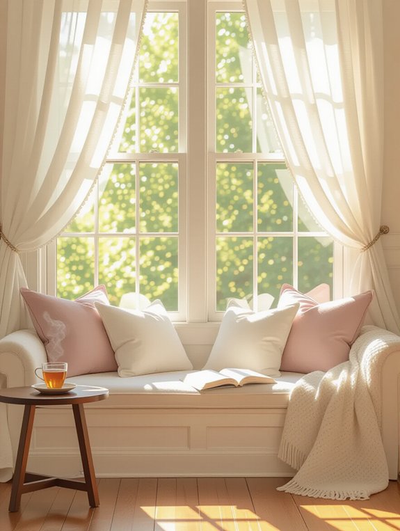 sunlit window seat retreat