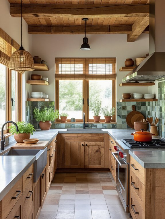 sustainable kitchen design materials