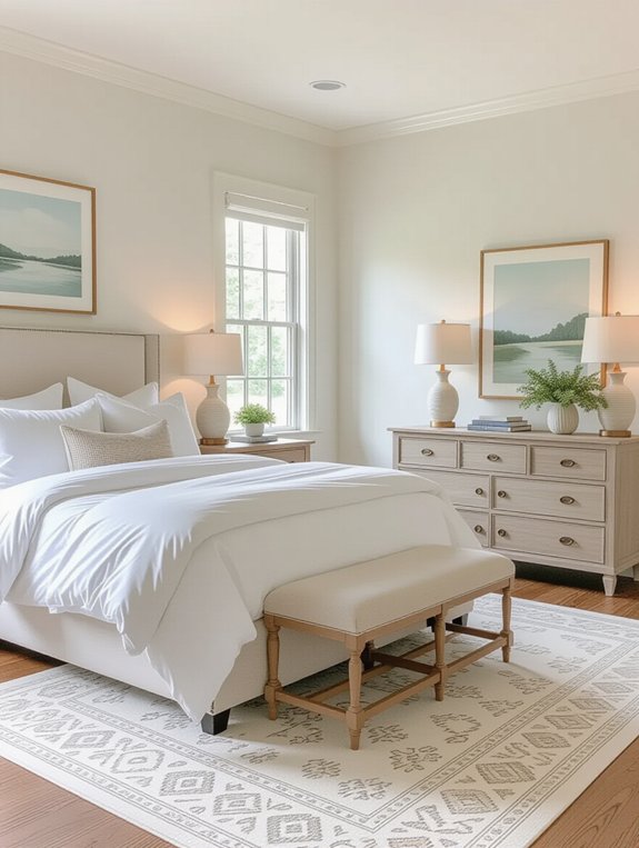 symmetrical bedroom design elements