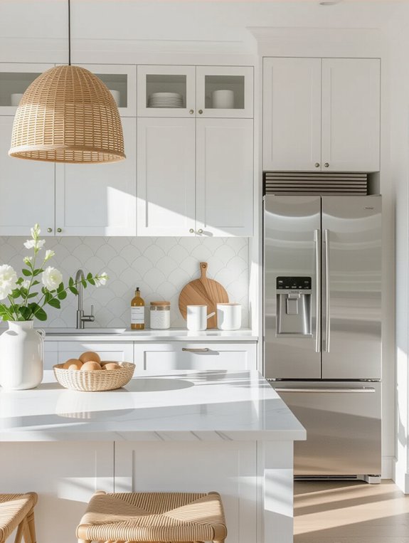textured elegance in kitchens