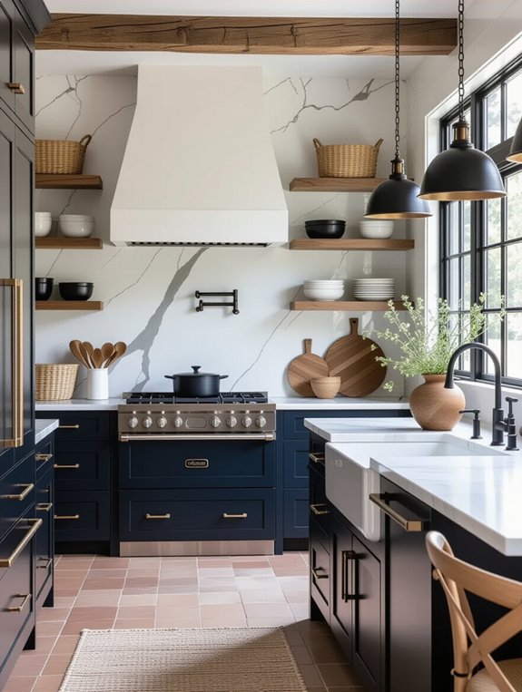 textured finishes enhance kitchens