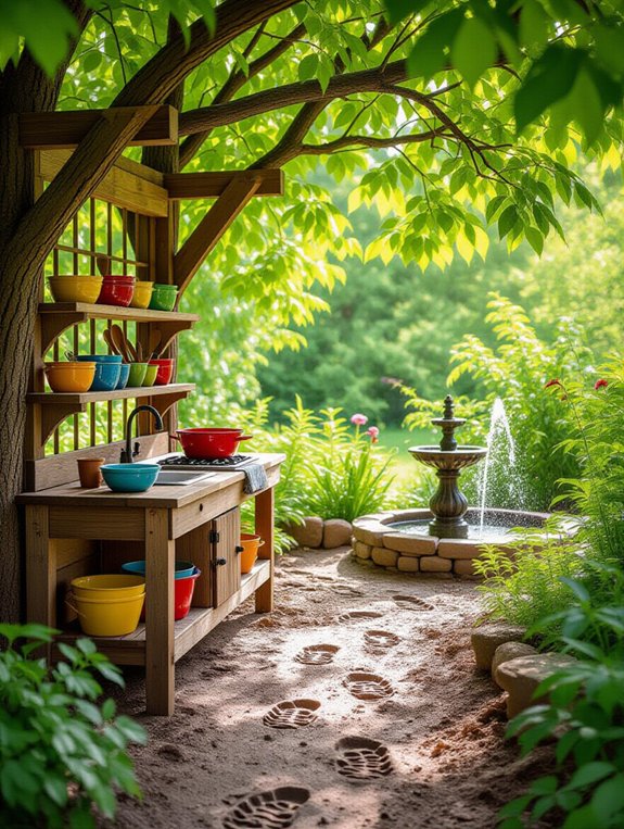 themed mud kitchen ideas