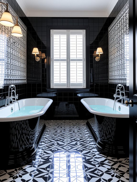 timeless black and white elegance