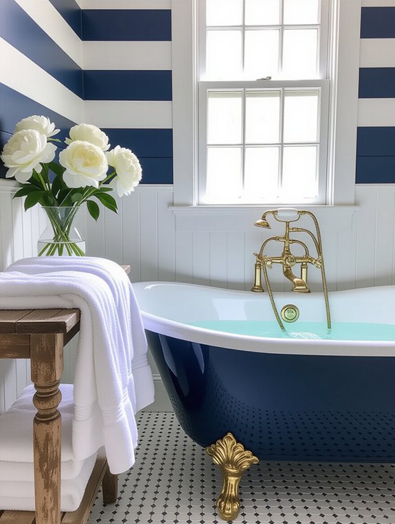 timeless elegance with stripes