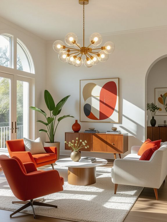 timeless mid century chandelier elegance