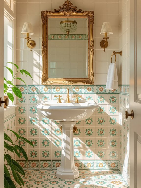 timeless vintage bathroom charm