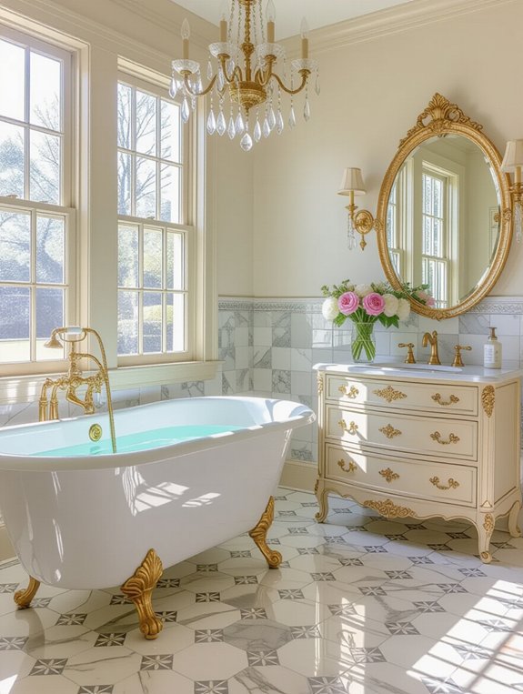 timeless vintage bathroom charm