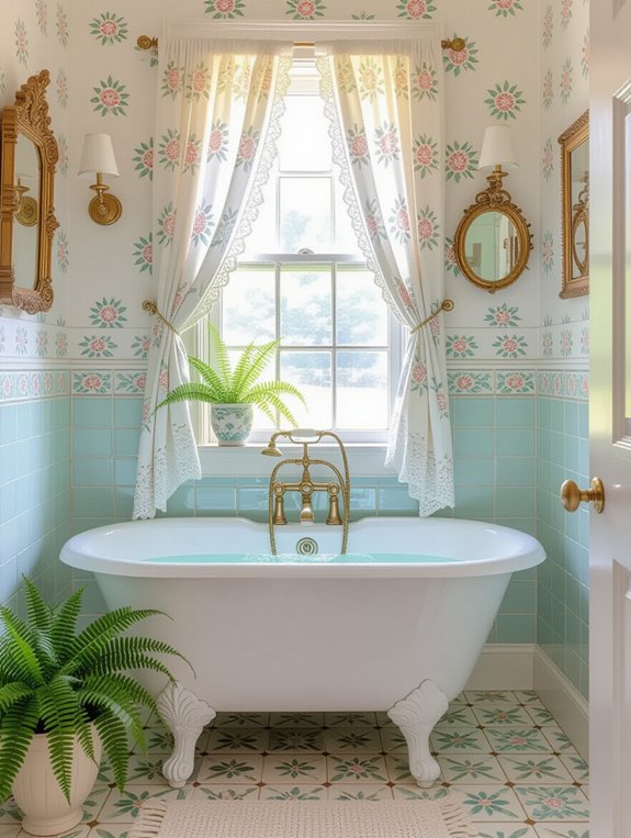 timeless vintage bathroom elegance